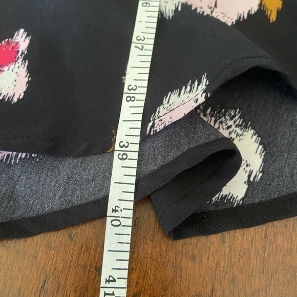 Who What Wear size‎ large black floral layered dress , buttons on neck shoulder - Picture 12 of 12